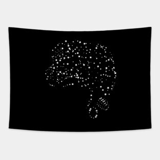 Uhura, Star Trek TOS, Starfield (dark backgrounds) Tapestry