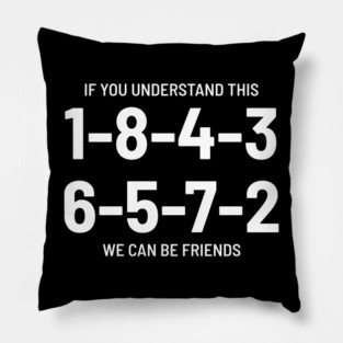 1-8-4-3-6-5-7-2 Firing Order Pillow