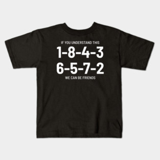 1-8-4-3-6-5-7-2 Firing Order Kids T-Shirt
