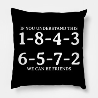 1-8-4-3-6-5-7-2 Firing Order Pillow