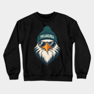 the philadelphia birds gang eagles Crewneck Sweatshirt
