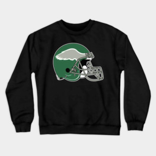 Helmet Philadelphia of Birds Gang Eagles Crewneck Sweatshirt