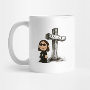 Ozzy Osbourne Charlie Inspired Rest In Peace Rock Legend Mug