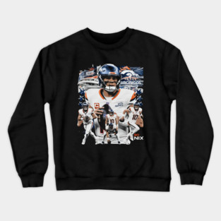Bo Nix Denver Flag Crewneck Sweatshirt