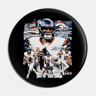Bo Nix Denver Flag Pin