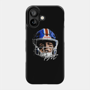 Bo Nix Denver Helmet Phone Case
