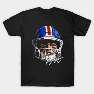 Bo Nix Denver Helmet T-Shirt