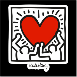 Keith Haring Love Posters and Art