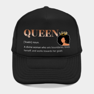 Queen A Divine Woman Who Sets Boundaries Melanin Hat