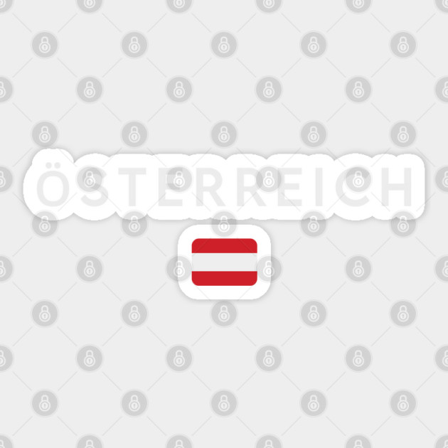 Austria flag, austrian flag Sticker by eka123