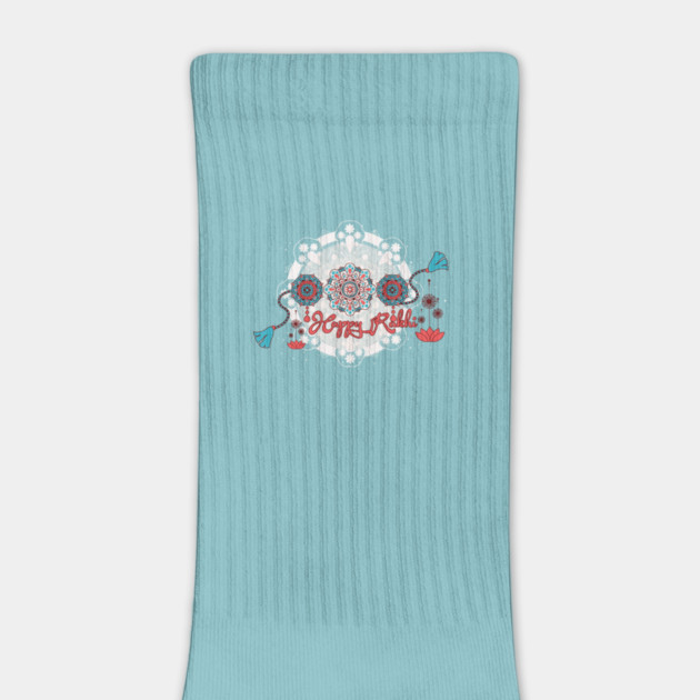 Happy Rakhi, Raksha Bandhan, teal by HolidayBug