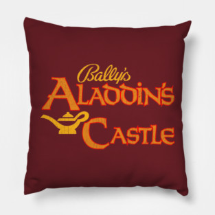 Aladdin's Castle: Arcade Kingdom And Retro Gaming Memories Pillow