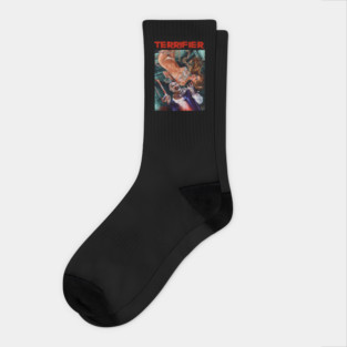 Terrifier Art The Clown Horror Movie Art - hachara tayra #15376 Socks