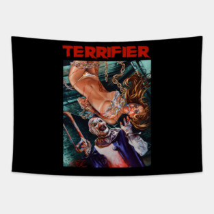 Terrifier Art The Clown Horror Movie Art - hachara tayra #15376 Tapestry