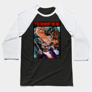 Terrifier Art The Clown Horror Movie Art - hachara tayra #15376 Baseball T-Shirt