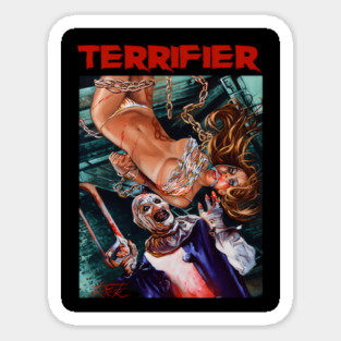 Terrifier Art The Clown Horror Movie Art - hachara tayra #15376 Magnet