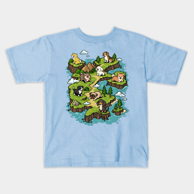 Dog Island Kids T-Shirt by GoshWow®