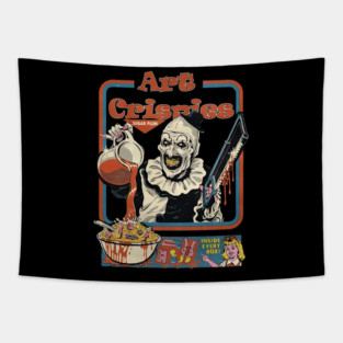 Art Crispies Creepy Clown - hachara tayra #15411 Tapestry