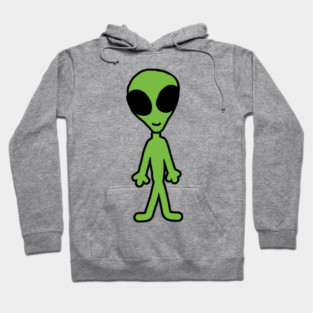 Cute Green Alien Hoodie