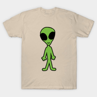 Cute Green Alien T-Shirt