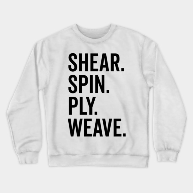 Shear Spin Ply Weave Crewneck Sweatshirt by Frank Ring