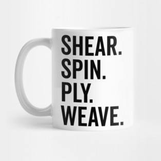 Shear Spin Ply Weave Mug