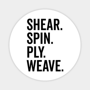 Shear Spin Ply Weave Magnet
