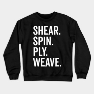Shear Spin Ply Weave Crewneck Sweatshirt
