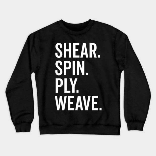 Shear Spin Ply Weave Crewneck Sweatshirt by Frank Ring
