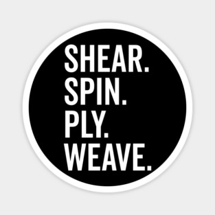 Shear Spin Ply Weave Magnet