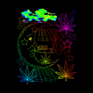 420 Moon Weed Pillow