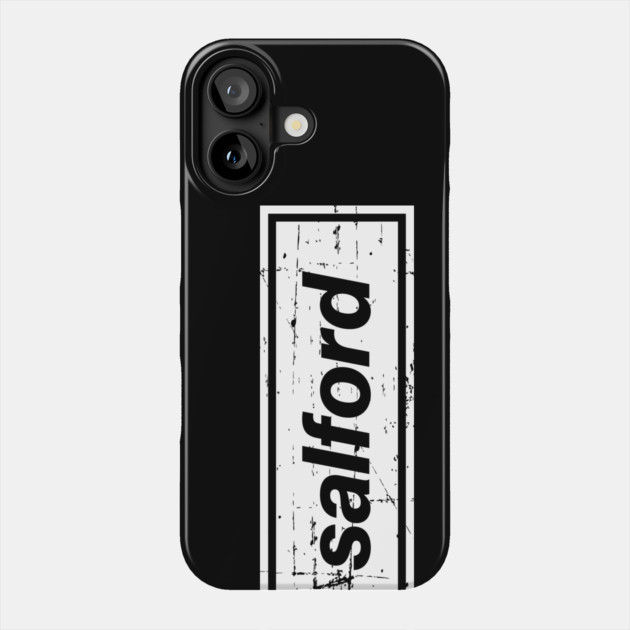 The Salford Oasis Indie Music Fan White Phone Case by Butter Creative