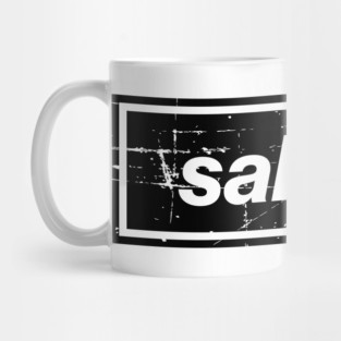 The Salford Oasis Indie Music Fan Black Mug