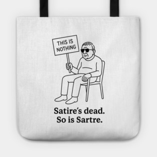 This Is Nothing – Sartre in Black Tote