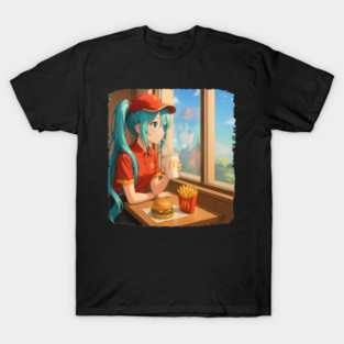 Waifu anime girl T-Shirt
