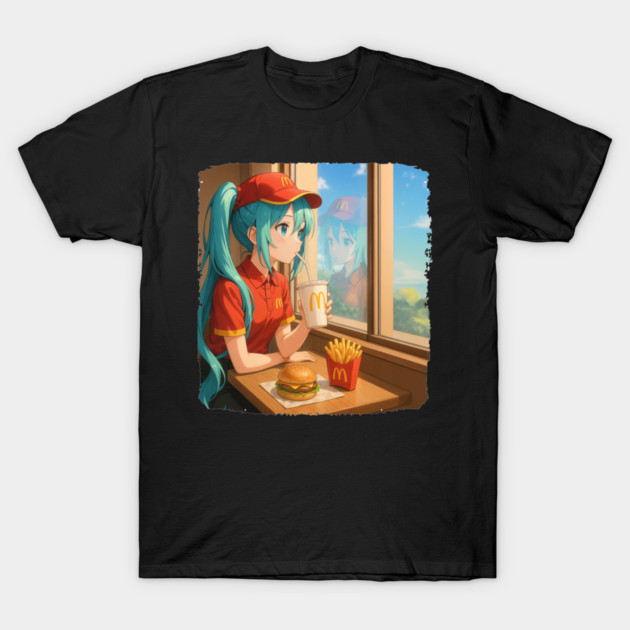 Waifu anime girl T-Shirt by Tiago Augusto
