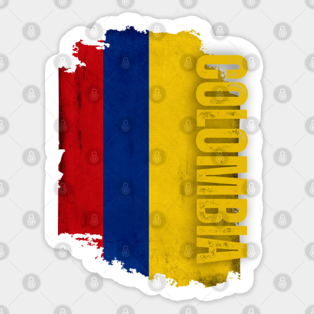 Colombia flag, colombian flag Sticker by eka123