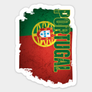 Portugal flag, portuguese flag Sticker