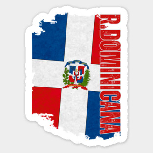 Dominican Republic flag, dominican flag Sticker