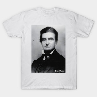 John Brown Black White T-Shirt