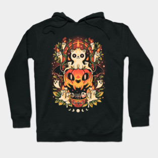 Spooky Cat Night Hoodie
