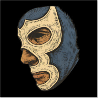 Blue Demon Lucha Libre Posters and Art