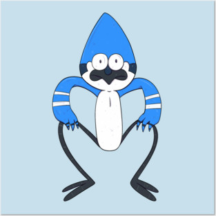 Regular Show - Mordecai Squat Posters and Art