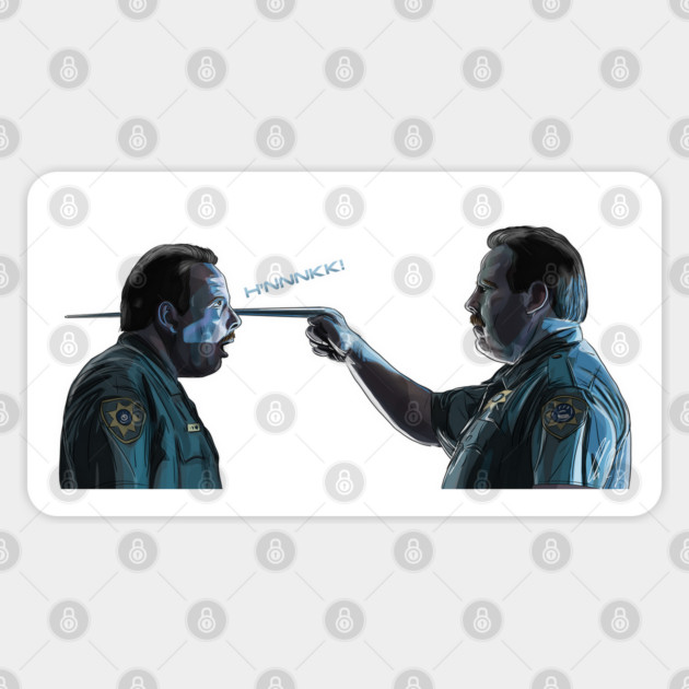 Terminator 2: Security Guar--H'NNNK! Sticker by 51Deesigns