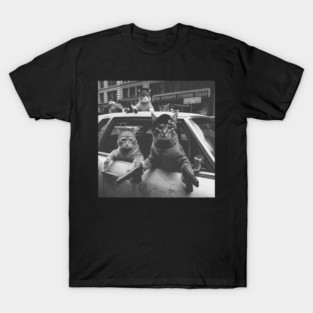 Funny Cat Gang Vintage Funny Cat Meme T-Shirt