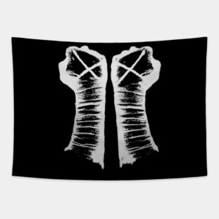 CM Punk Fists Tapestry