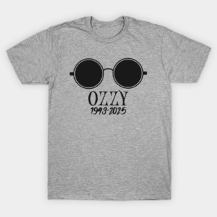 Ozzy Osbourne 1948-2025 Black Glasses T-Shirt