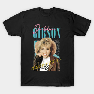 80s/DEBBIE GIBSON/デビーギブソン/Tシャツ/HANES/黒/L 80s/DEBBIE GIBSON/デビーギブソン/Tシャツ/HANES/黒/L