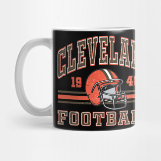 Retro Cleveland 1946 Football Vintage Browns Indians Mug