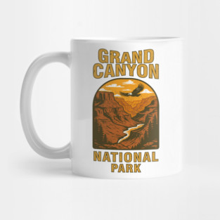 Visit Grand Canyon National Park - Vintage Retro Adventure Mug